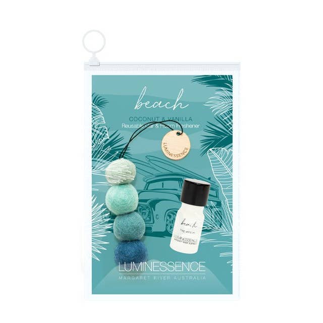 Little Pop Felt Car Diffuser and Fragrance BEACH